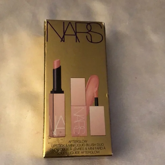 NARS Afterglow Lipstick & Mini Liquid Blush Duo Orgasm & Sex Appeal NIB - Picture 9 of 15